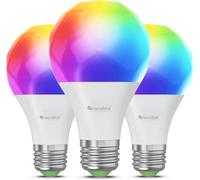 Matter Essentials Ampoule LED E27 Connectée RGBW - Lampe Intelligente, Matter sur Thread, Bluetooth, Compatible Google Apple, Synchronisation Musique et Ecran, Salon Chambre Bureau Gaming