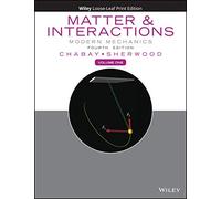 Matter & Interactions: Modern Mechanics (1)