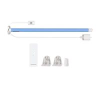 Matter Moteur de volet roulant WiFi pour tube 17/25/28 mm, alimentation enfichable, compatible avec Home Google Home SmartThings, voix et télécommande