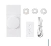 Matter Thread Pilote de store à rouleau intelligent Commande bouton batterie intégrée Fonctionne avec Homekit Home