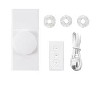 Matter Thread Pilote de store à rouleau intelligent Commande bouton batterie intégrée Fonctionne avec Homekit Home