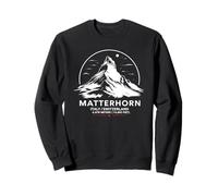 Matterhorn Montagne Italie Suisse Alpinisme Sweatshirt