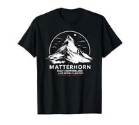Matterhorn Montagne Italie Suisse Alpinisme T-Shirt