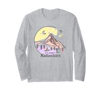 Matterhorn Zermatt Suisse Randonnée en Montagne Ski Souvenir Manche Longue