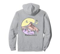 Matterhorn Zermatt Suisse Randonnée en Montagne Ski Souvenir Sweat à Capuche