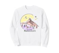 Matterhorn Zermatt Suisse Randonnée en Montagne Ski Souvenir Sweatshirt
