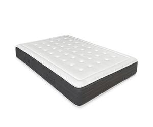 mattfy Matelas viscoélastique Alma, Ferme et Confortable, Anti-acariens, antibactérien et hypoallergénique, mémoire de Forme Mousse de polyuréthane, Blanc, 135x200