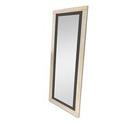 Mattfy - Miroir Mural Haut à Corps Entier, modèle Victoria, Pratique et Fonctionnel, Finition Couleur Cambria et Graphite, Dimensions : 60 cm (Largeur) x 180 cm (Hauteur) x 3,5 cm (Profondeur)