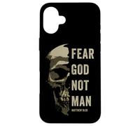 Matthew 10:2 Fear God Not Man - Christian Faith Bible Gospel Coque pour iPhone 16 Plus