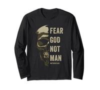Matthew 10:2 Fear God Not Man - Christian Faith Bible Gospel Manche Longue