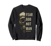 Matthew 10:2 Fear God Not Man - Christian Faith Bible Gospel Sweatshirt