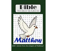 Matthew Bible Word Search: 500+ Words From The Gospel of Matthew | 50+ Puzzles Including The Most Popular Terms from Matthew | Travel Size Way to Learn More about the Bible | 6 x 9 inch 68 pages