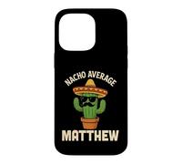 Matthew Gifts Nom personnalisé pour Anniversaire Coque pour iPhone 14 Pro Max