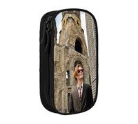 Matthew Gray Gubler Trousse à crayons pour kits de couture - Organiseur compact avec poches en maille pour aiguilles, fils, ciseaux