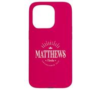 Matthews Caroline du Nord Moderne - Matthews NC Coque pour iPhone 15 Pro