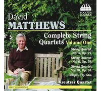 Matthews, D. - Quatuors A Cordes (Intégrale/Vol.1) [Import]