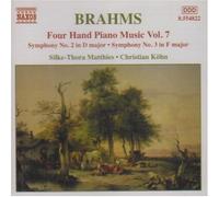 Matthies – Brahms, vol.7 : Four Hand Piano Music – CD – NAXOS