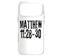 Matthieu 11:28-30 Verse de la Bible Paroles des Dieux Coque pour iPhone 17 Pro Max