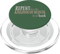 Matthieu 3 2 Repent for The Kingdom of Heaven is at Hand PopSockets PopGrip pour MagSafe