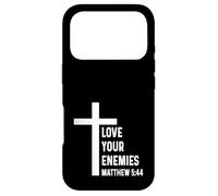 Matthieu 5:44 5 44 Dieu Jésus Croix Amour Ennemis Chrétien Coque pour iPhone 17 Pro