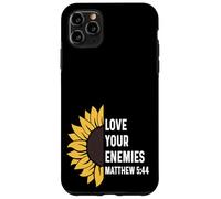 Matthieu 5:44 5 44 Dieu Jésus Croix Chrétienne Amour Ennemis Coque pour iPhone 11 Pro Max
