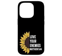 Matthieu 5:44 5 44 Dieu Jésus Croix Chrétienne Amour Ennemis Coque pour iPhone 14 Pro