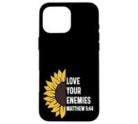 Matthieu 5:44 5 44 Dieu Jésus Croix Chrétienne Amour Ennemis Coque pour iPhone 16 Pro Max