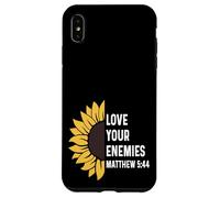 Matthieu 5:44 5 44 Dieu Jésus Croix Chrétienne Amour Ennemis Coque pour iPhone XS Max