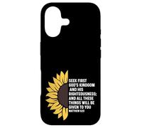 Matthieu 6:33 6 33 Dieu Jésus Cherche la Justice du Royaume Coque pour iPhone 17