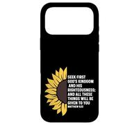 Matthieu 6:33 6 33 Dieu Jésus Cherche la Justice du Royaume Coque pour iPhone 17 Pro Max