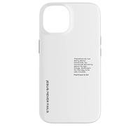 Matthieu 6:34, JNF, Ne t'inquiète Pas pour Demain, Christian Coque pour iPhone 14