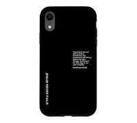 Matthieu 6:34, JNF, Ne t'inquiète Pas pour Demain, Christian Coque pour iPhone XR