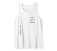 Matthieu 6:34, JNF, Ne t'inquiète Pas pour Demain, Christian Débardeur