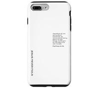 Matthieu 6, 34, Ne t'inquiète Pas pour Demain, JNF, Christian Coque pour iPhone 7 Plus/8 Plus