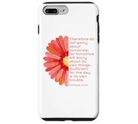Matthieu 6, 34, Ne t'inquiète Pas pour Demain, JNF, Christian Coque pour iPhone 7 Plus/8 Plus