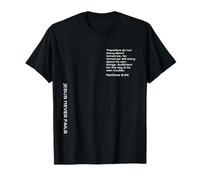 Matthieu 6, 34, Ne t'inquiète Pas pour Demain, JNF, Christian T-Shirt