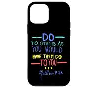 Matthieu 7 12 Faites aux Autres la règle d'or Coque pour iPhone 12 Mini