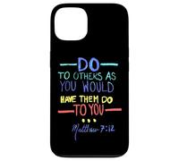 Matthieu 7 12 Faites aux Autres la règle d'or Coque pour iPhone 13