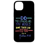 Matthieu 7 12 Faites aux Autres la règle d'or Coque pour iPhone 14 Plus