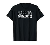 Matthieu 7:14 Strait is The Gate et Narrow is The Way, Jésus T-Shirt Graphique avec Valeur