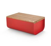 Mattina Boîte à Pain en Acier Rouge Alessi - 8003299443116