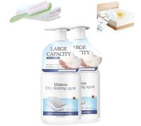 Mattress Cleaner and Stain Remover Spray, Powerful Mattress Stain Remover Cleaner that Targets Yellow Stains, and Odors, for Bed & Fabric Gentle on Upholstery and Carpets (2pcs)