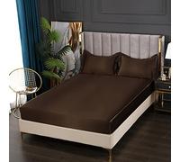 Mattress Protecteur Satin Elastic Adapté Bandes élastiques pour la Plaque de lit Litteur Confortable Pas de taies d'oreiller, 20 90x200x25cm