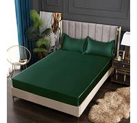 Mattress Protecteur Satin Elastic Adapted Bandes élastiques pour la Plaque de lit Litteur de Feuille Confortable Pas de taie d'oreiller, 4,90x200x25cm