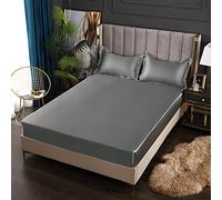 Mattress Protecteur Satin Elastic ajusté Bandes élastiques pour Le Drap de lit Litteur de Feuille Confortable Pas de taie d'oreiller, 11200x200x25cm