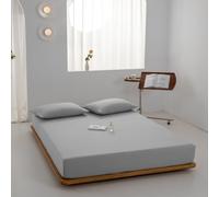 Mattress Protector Coton Fichet ajusté Couverture de Matelas avec draps de lit de Bande élastique Monochrome Fit, 8,90x190x20cm 1pc