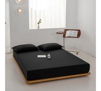 Mattress Protector Cotton Fichet Feet Mattress Couvercle avec draps de lit de lit élastique Monochrome Fit, 16 90x190x20cm 1pc