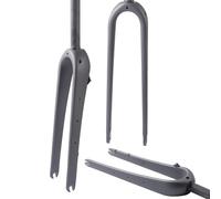 Mattschwarz, gerade, starre Gravel-Carbonfaser-Gabel, 700C-Carbonfaser-Rennrad-Starrgabel, QR, 9-mm-Scheibenbremse, Steckachse, 1-1/8 Zoll, gerade/konische Röhre, leichte Fahrrad-Vordergabeln