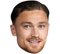 Matty Cash (Beard) Big Head. Masque plus grand que nature.