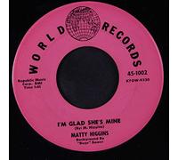 MATTY HIGGINS - i'm glad she's mine / fabian's picture 45 rpm single